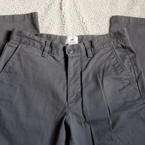 H&M Slim Fit Chino Pants in Charcoal Gray | Mens 29x32